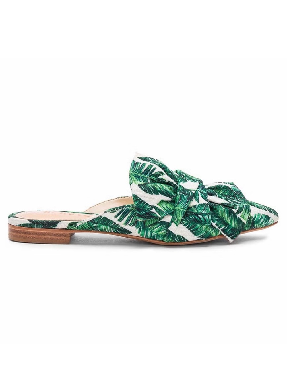 SCHUTZ D’Ana Palm Tree Leaves Mule Slides Sz 9